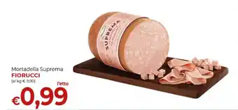 Supermercati Nonna Isa Mortadella Suprema FIORUCCI offerta