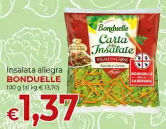 Supermercati Nonna Isa Insalata allegra BONDUELLE 100 g offerta