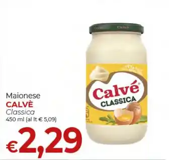 Supermercati Nonna Isa Maionese CALVE Classica 450 ml offerta