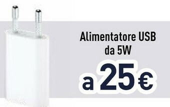 Unieuro Apple Alimentatore USB Da 5W offerta