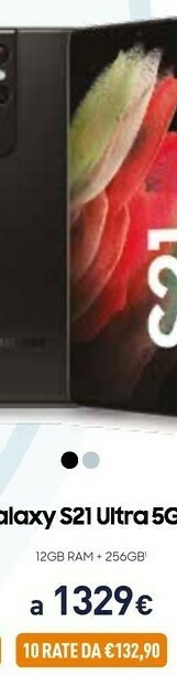 Unieuro Samsung Proximus Galaxy S21 Ultra 17,3 Cm (6.8") Doppia SIM Android 11 5G USB Tipo-C 12 GB 256 GB 5000 MAh Nero offerta