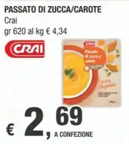 Crai PASSATO DI ZUCCA/CAROTE Crai offerta