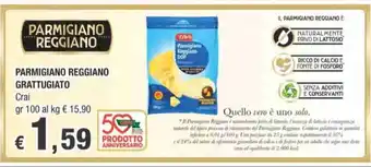 Crai PARMIGIANO REGGIANO GRATTUGIATO Crai offerta