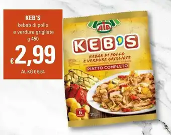 Basko Aia Kebab Di Pollo E Verdure Grigliate offerta