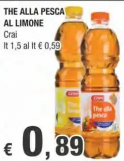 Crai THE ALLA PESCA AL LIMONE Crai offerta