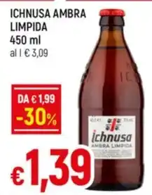 Galassia ICHNUSA AMBRA LIMPIDA offerta