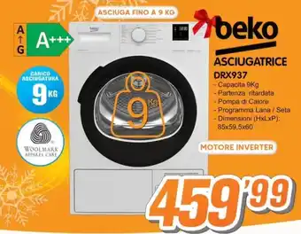 beko ASCIUGATRICE DRX937