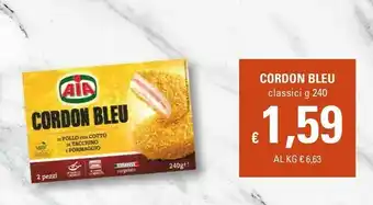 Basko Aia Cordon Bleu Con Prosciutto E Formaggio Morbido Ripieno 240 G(ml) offerta