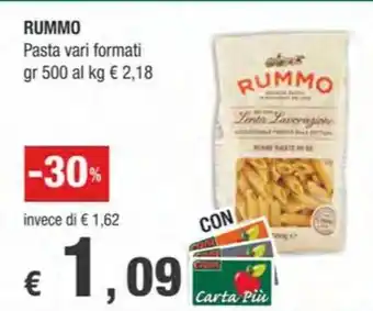 Crai RUMMO Pasta vari formati offerta
