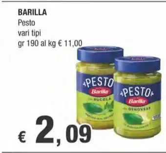 Crai BARILLA Pesto vari tipi offerta