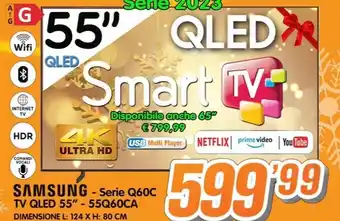 Golino Service SAMSUNG - Serie Q60C TV QLED 55" - 55Q60CA offerta