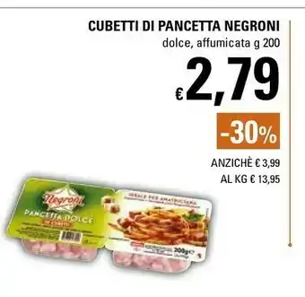 Basko Negroni Cubetti Di Pancetta Dolce offerta