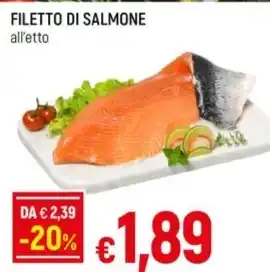 Galassia FILETTO DI SALMONE all'etto offerta