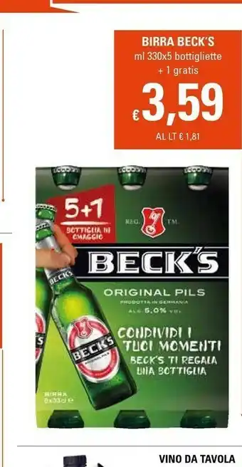 Basko Beck's - Birra 330 g(ml) offerta