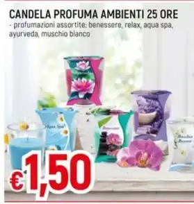 Galassia CANDELA PROFUMA AMBIENTI 25 ORE offerta
