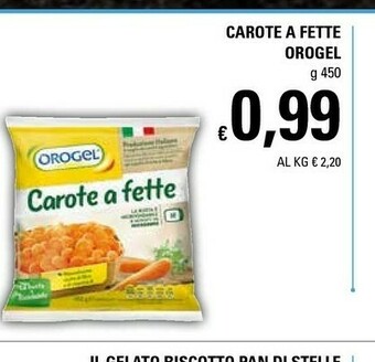 Basko Orogel Carote A Fette I Vegetali offerta