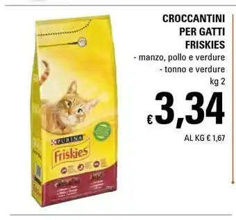 Basko Friskies Purina Croccantini Per Gatti offerta