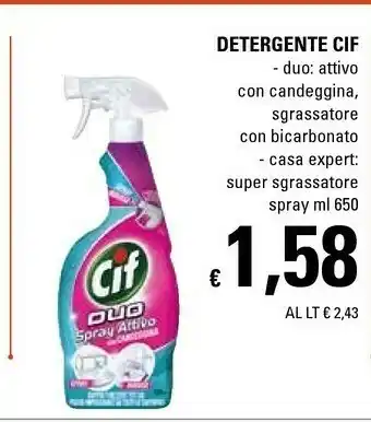 Basko Cif Detergente offerta