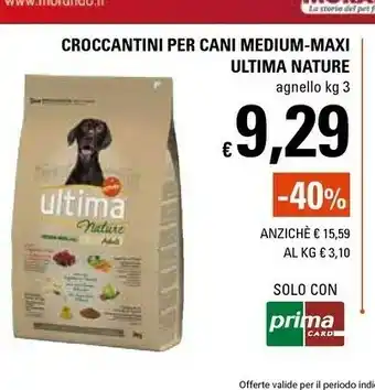 Basko Ultima Croccantini Per Cani Medium Maxi offerta