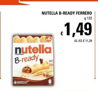 Basko Ferrero Nutella B-ready offerta