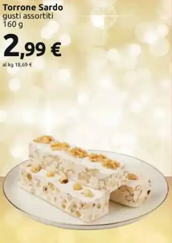 Carrefour Iper Torrone Sardo gusti assortiti 160 g offerta