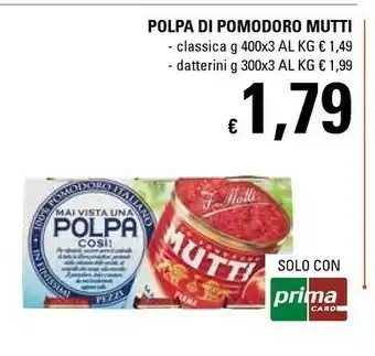Basko Mutti Polpa Di Pomodoro offerta
