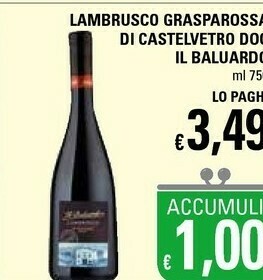 Lambrusco Grasparossa Di Castelvetro Doc Il Baluardo