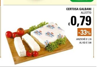 Basko Galbani Certosa offerta