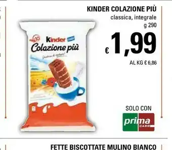 Basko Ferrero Kinder Colazione Più Integrale 290 G(ml) offerta