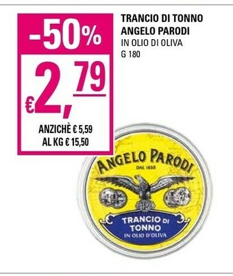 Basko Angelo parodi Trancio Di Tonno In Olio Di Oliva offerta