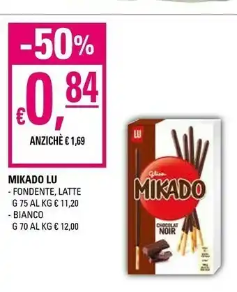Basko Glico Mikado Chocolate Noir 75 G(ml) offerta
