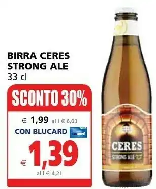 Il Gigante Ceres Strong Ale 330 G(ml) offerta