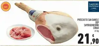 Conad Conad Prosciutto San Daniele Dop offerta