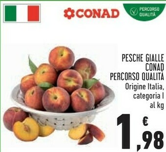 Conad Pesche Gialle offerta
