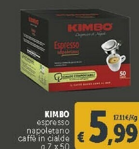 Deco Supermercati Kimbo Caffè Espresso Napoletano offerta