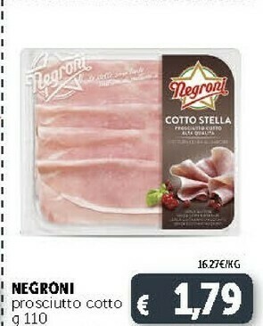 Deco Supermercati Negroni Prosciutto cotto offerta