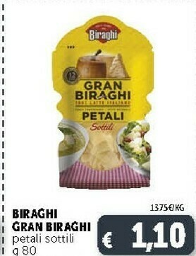 Deco Supermercati Biraghi Formaggio offerta