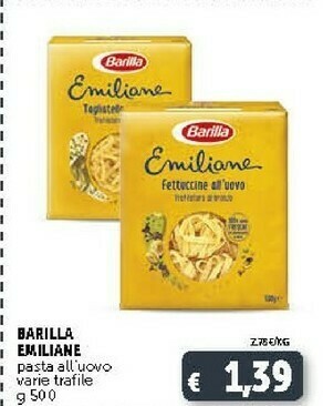 Deco Supermercati Barilla Pasta all'uovo offerta