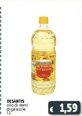 Deco Supermercati Desantis Olio di semi offerta