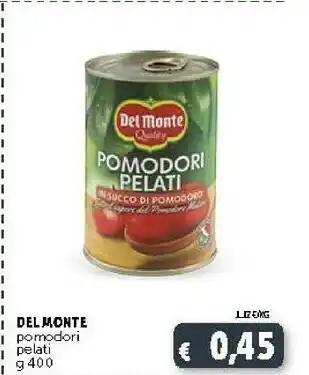 Deco Supermercati Del monte Pomodori pelati offerta
