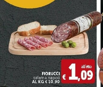 Deco Supermercati Fiorucci Salame Napoli offerta