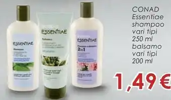 Conad Margherita Conad Essentiae Shampoo offerta