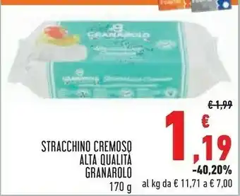 Conad Margherita Granarolo Stracchino Cremoso 170 G(ml) offerta