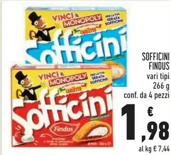 Conad Margherita Findus Sofficini Spinaci Mozzarella 266 G(ml) offerta