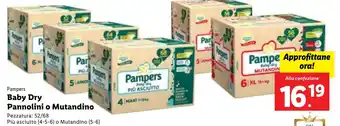 Pampers Baby Dry Pannolini o Mutandino