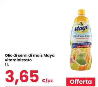 Eurospar Olio di semi di mais Maya vitaminizzato 1 l offerta