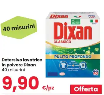 Eurospar Detersivo lavatrice in polvere Dixan 40 misurini offerta