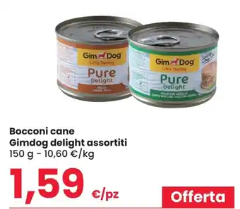 Eurospar Bocconi cane Gimdog delight assortiti 150 g offerta