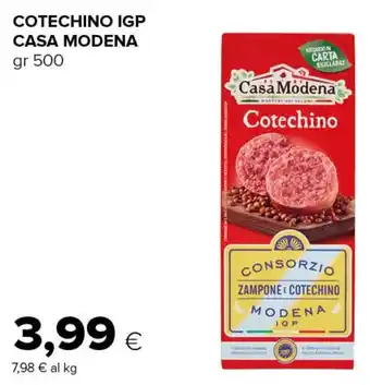 Tigre COTECHINO IGP CASA MODENA gr 500 offerta