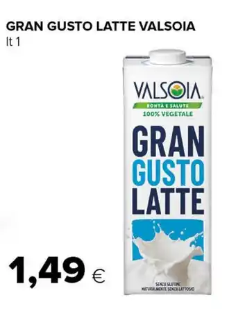 Tigre GRAN GUSTO LATTE VALSOIA lt 1 offerta